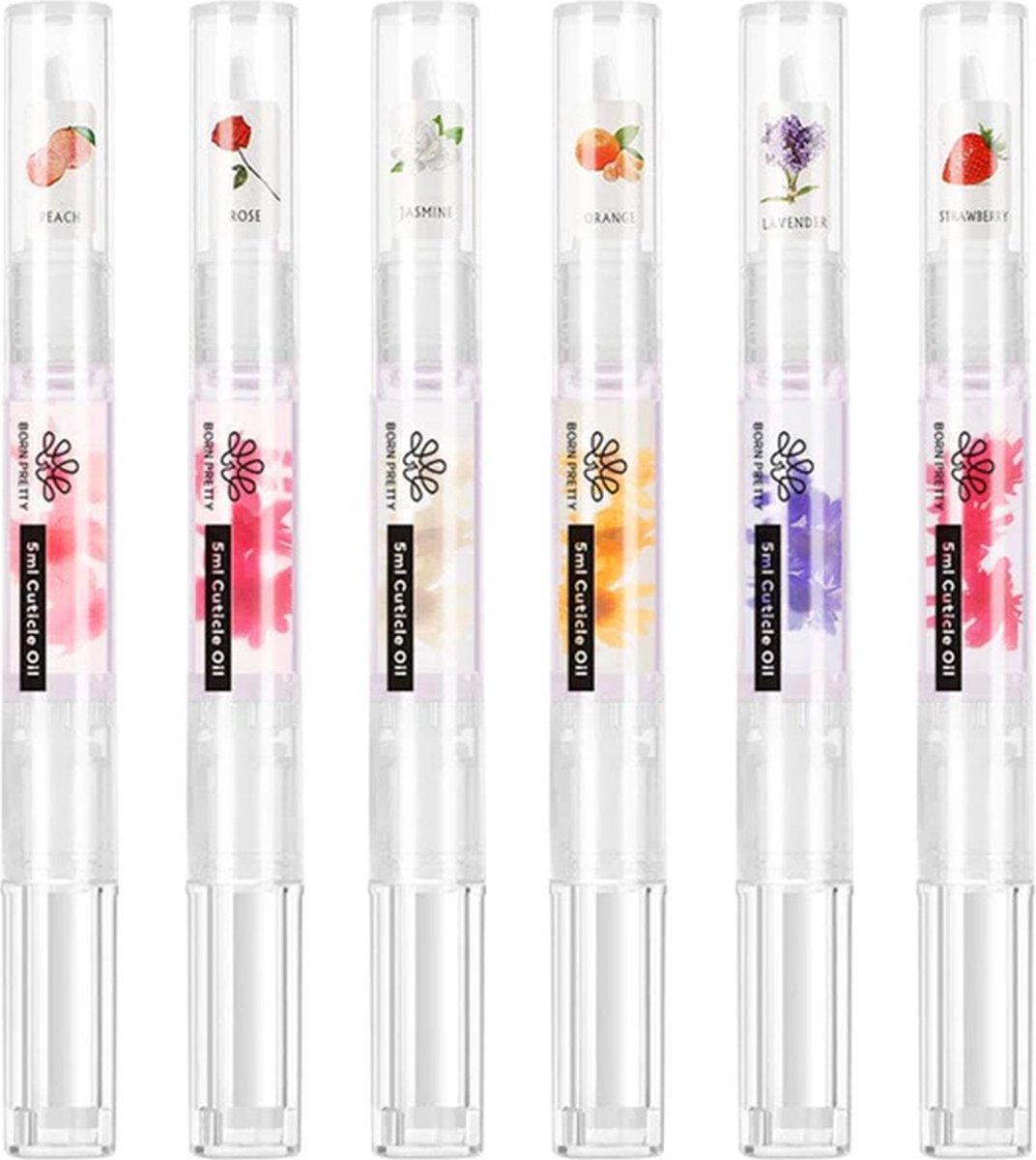Goedkoopste Born Pretty - Nagelolie - 6 stuks - Nagelriemolie pen - Nagelolie verzorging - Nagelolie set - Cuticle oil - Nagelriemolie - Nagelverzorging - Nagelverzorging set - Nagelriem olie - Olie nagelriem - Olie nagels - Nagel olie - Nail oil