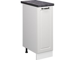 Vicco R-Line Apotheekkast – 30 cm, WB Antraciet Wit Landhuis