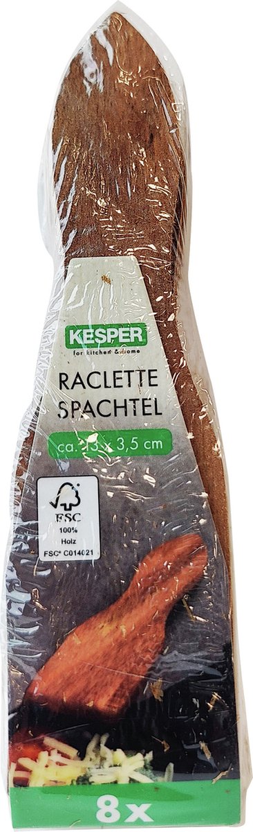 Scanpart houten spatels 15 cm - Gourmet - Raclette - Grillplaat - Steengrill - Bakplaat - Teppanyaki - Kleine spatels - Mini spatels - 6 stuks — afbeelding 4