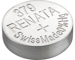Renata 379 - SR521SW - SR63 - zilveroxide knoopcel batterij - 2 stuks - Swiss Made