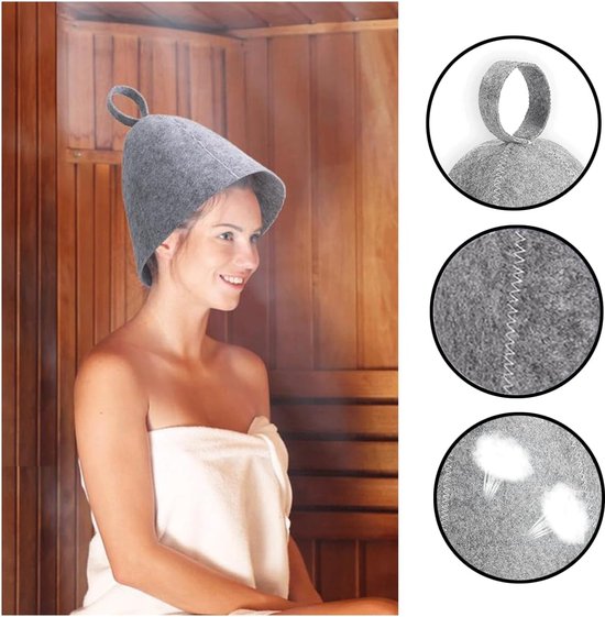 Bonnet De Sauna En Laine Pour Homme, Bonnet Banya Traditionnel Bonnets