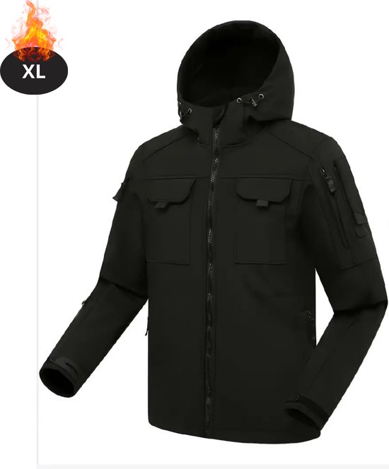 Livano Skipak - SkiBroek - Skijas - Ski Suit - Wintersport - Heren - Winter - Warm Fleece - Zwart - Maat XL