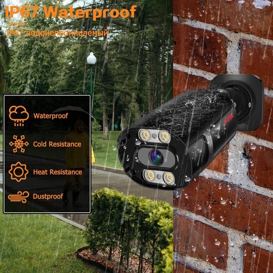 Simicam Camera Simicam - PE-4KLTE - Beveiligingscamerasysteem - 8CH - NVR - 8MP ...