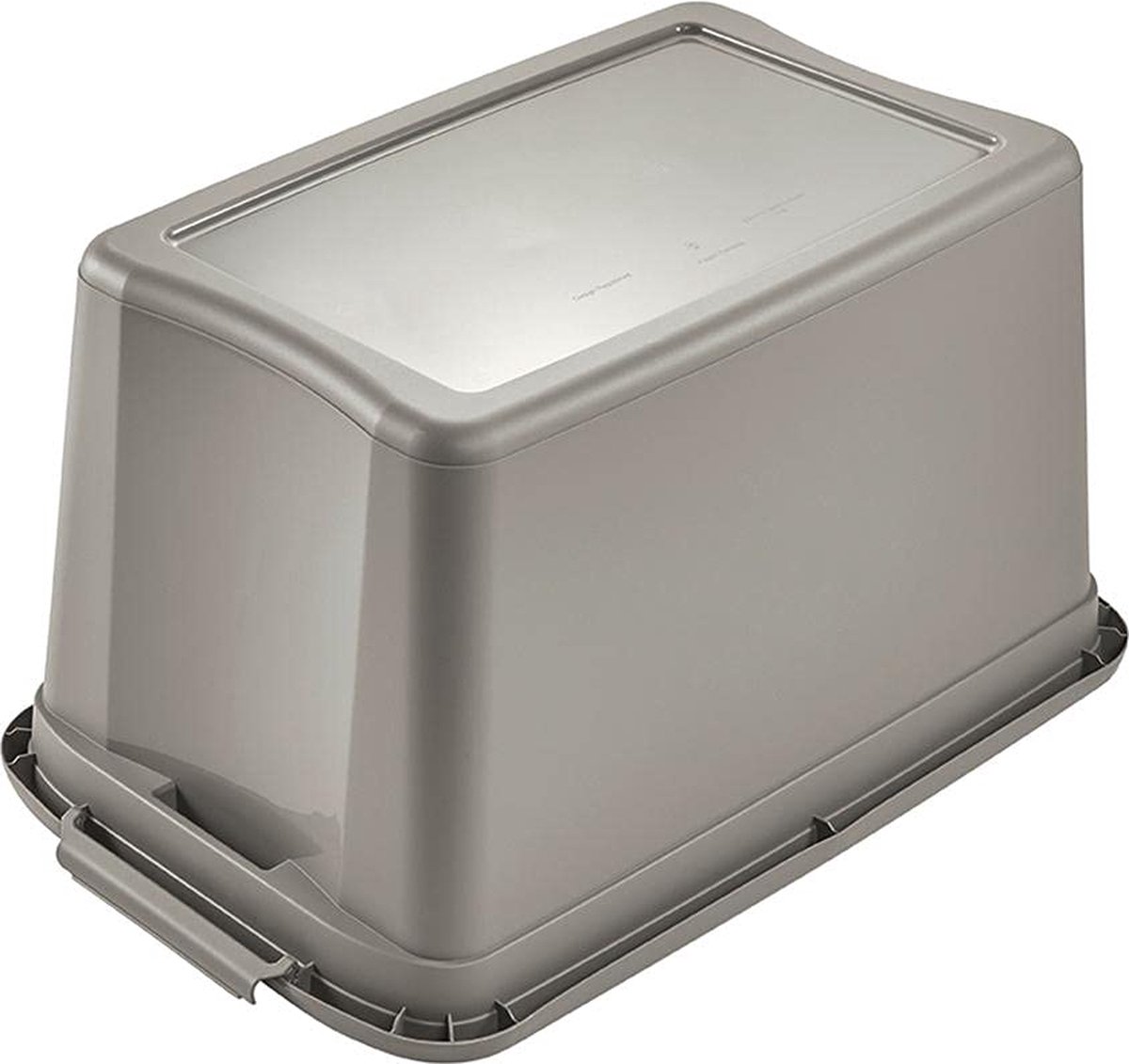 Goodivery ® Ruime en Robuuste Opbergbox van 115 Liter met Clipdeksel
