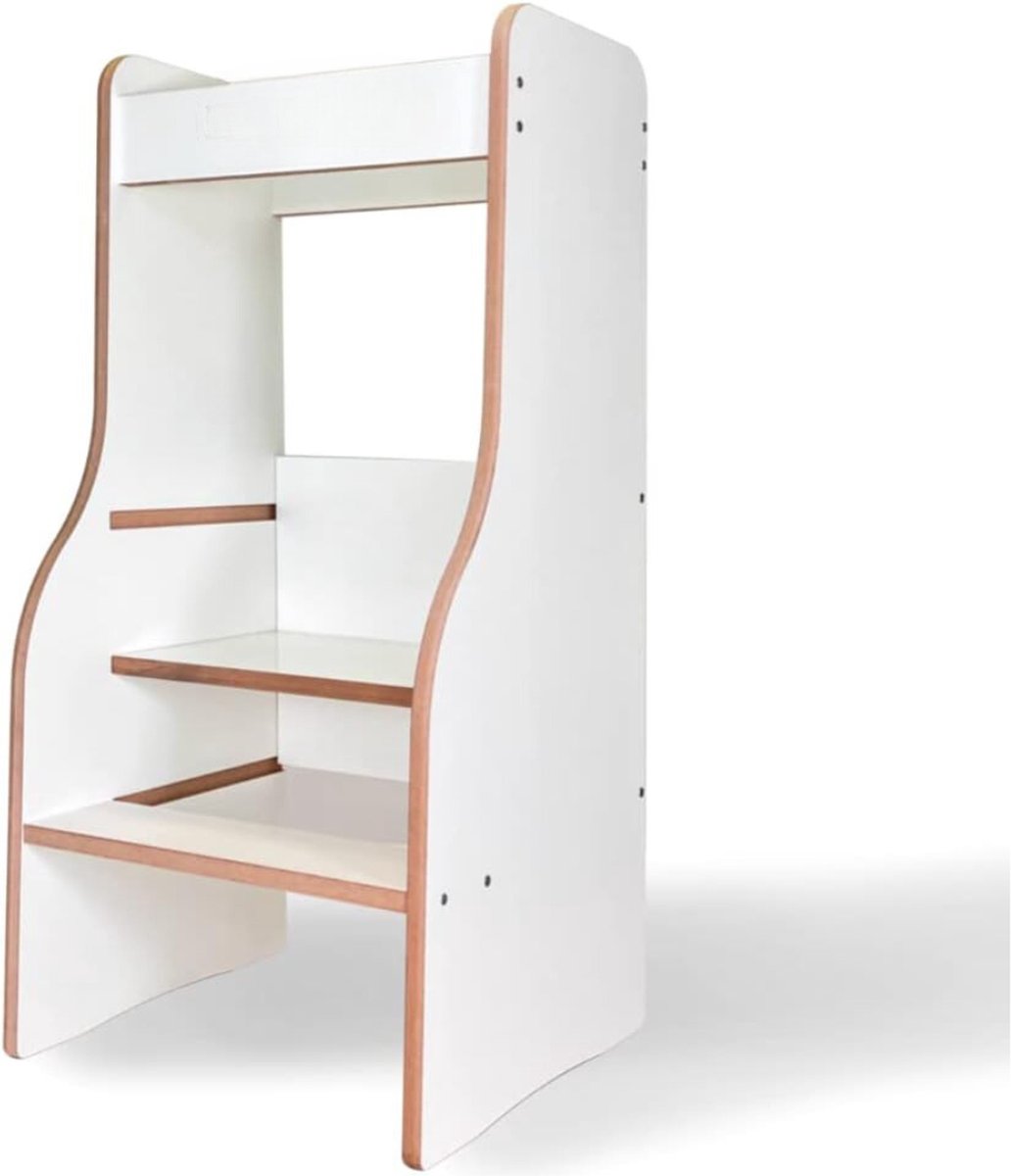 Lexium Leertoren opvouwbaar - Learning Tower - Leertoren keukenhulp - Leer Toren - Montessori Leertoren - Opstapje - Kindertrapje