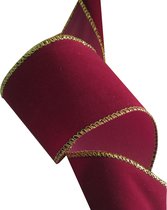 Fluweel Bordeaux Goud