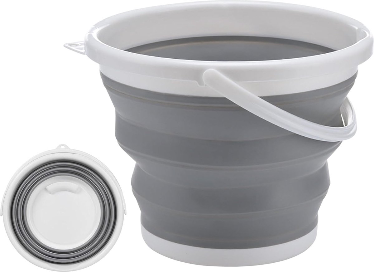 Goedkoopste JGS ® Opvouwbare Multifunctionele Emmer van 10 Liter voor Kamperen, Vissen en Huishoudelijk Gebruik
