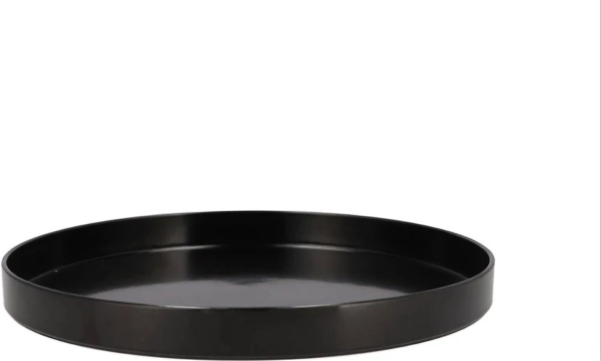 Melamine schaal zwart 32x32x3 cm