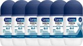 Sanex Men Active Control Déodorant Anti-Transpirant Roller 50 ml - Pack économique 6 pièces