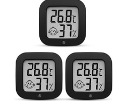 Equivera Huisthermometer - Kamerthermometer - Binnenshuis - Digitale Thermometer - Hygrometer