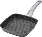 Grill IBILI Induplus 18cm - Compatible Induction, Antiadhésif Sans PFOA | Aluminium Avec Manche Bakélite