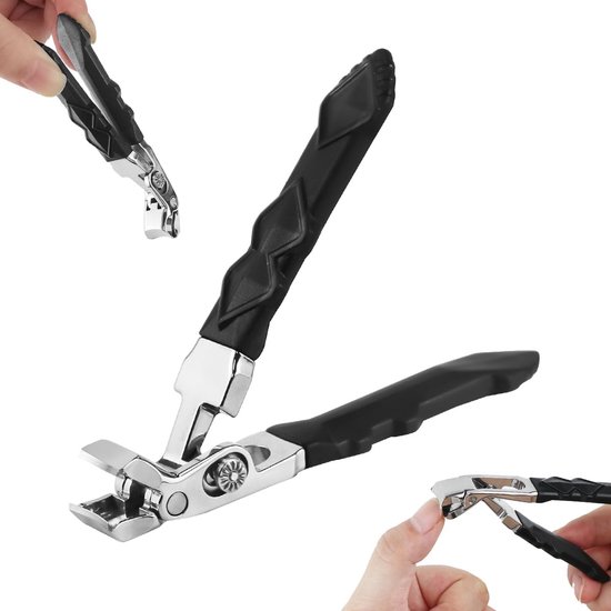 Fackelmann Roestvrijstalen keukentang, set van 2 met vergrendelingsfunctie, siliconen functiekop, TPR-handvat, 21 cm, zilver en zwart