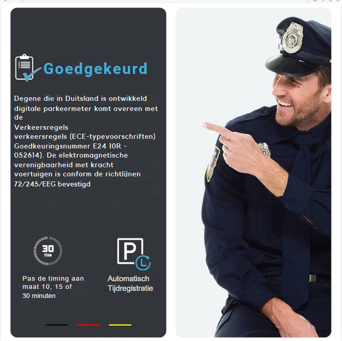Certificaat van goedkeuring voor Buitenkast