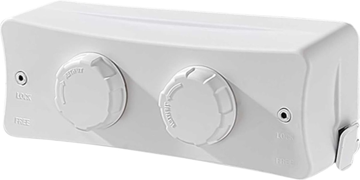 Goedkoopste White-Label® Waslijn Uittrekbaar - Wanddroogrek - Wasdraad - Wit