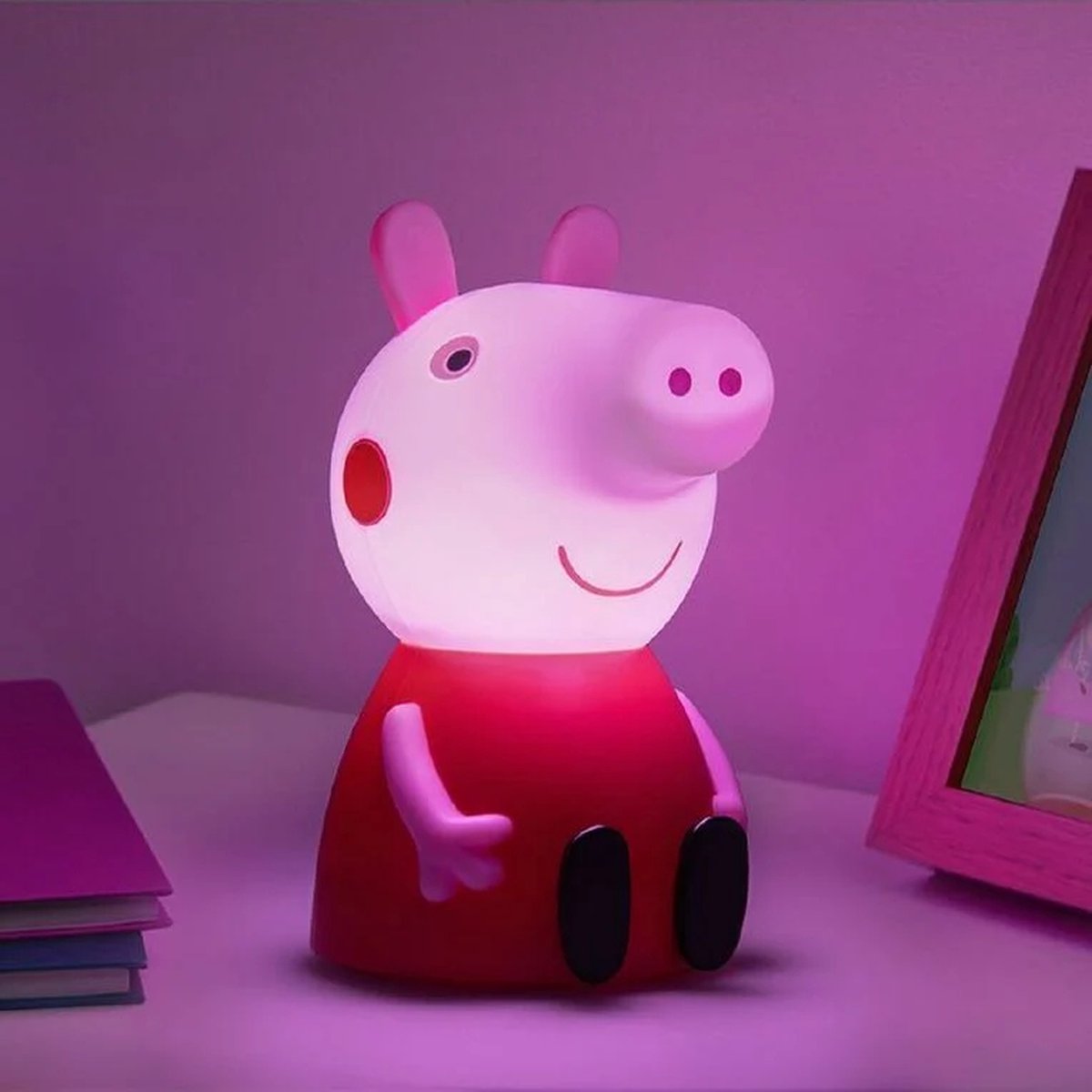 Peppa Pig figuurlamp met geluid – officieel gelicentieerd baby‑nachtlampje, kinderkamer accessoires & decoratie – Paladone — cadeau in Wonen & Interieur - foto 2