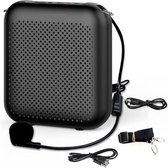 Bol.com Spraakversterker - Stemversterker - Draagbare spraakversterker - 10 W Oplaadbaar PA-systeem - Bek - 2000 mAh - Bekabelde... aanbieding