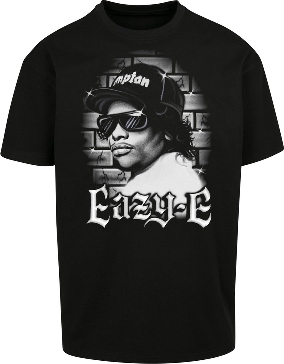 Mister Tee EazyE Paintbrush Oversize Heren Tshirt 3XL Zwart