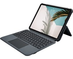 Macally IPKBCASEA11 11-inch iPad Air (M4/2026, M3/2025, M2/2024) toetsenbord folio hoes - Toetsenbord met verlichte toetsen en groot intuïtief touchpad - Vormvaste hoes - Verstelbare standaard - Alle onderdelen zijn afneembaar!