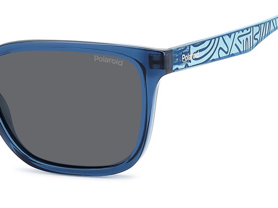 Polaroid kids Zonnebril PLD 8063/S Volwassenen Blauw Polariserend van Polaroid — afbeelding 4