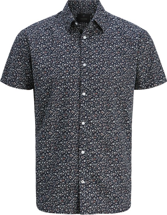 JACK & JONES Jprblasummer Band Tunic Shirt – Camicia Uomo Manica Lunga In Misto Cotone E Lino, Chiusura Con Bottoni