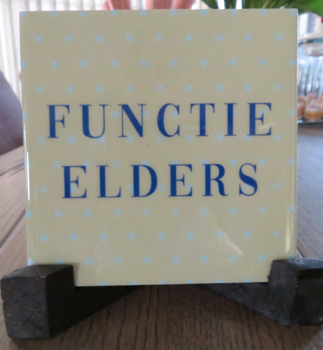 HomeBound by KY | Tegeltje - Functie Elders | tegeltje