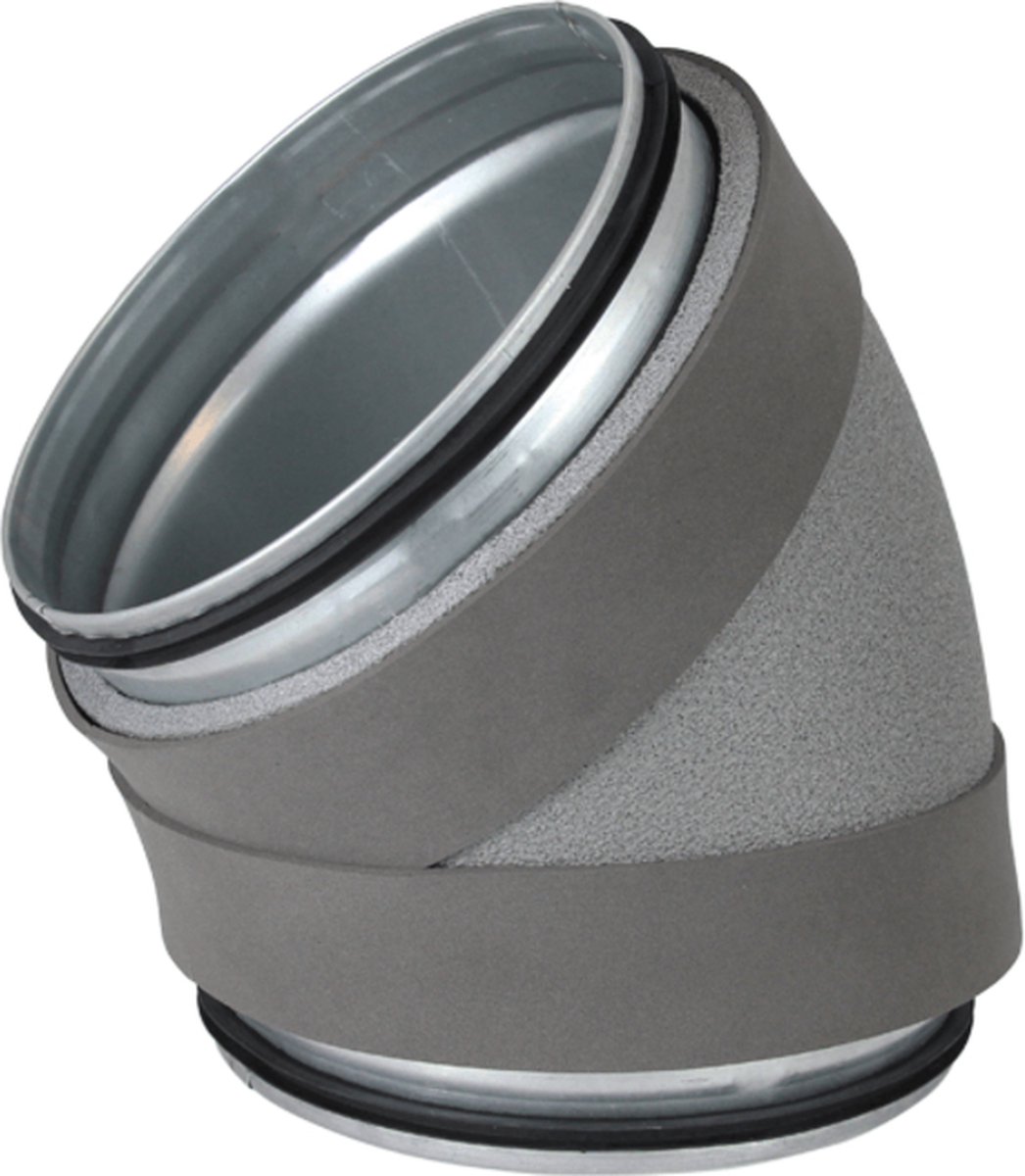 Econox Thermoduct geïsoleerde bocht 30 graden diameter 125 mm