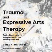 Boekomslag voor "Trauma and Expressive Arts Therapy" door Cathy A. Malchiodi, voorgelezen door Marie Jenkins.