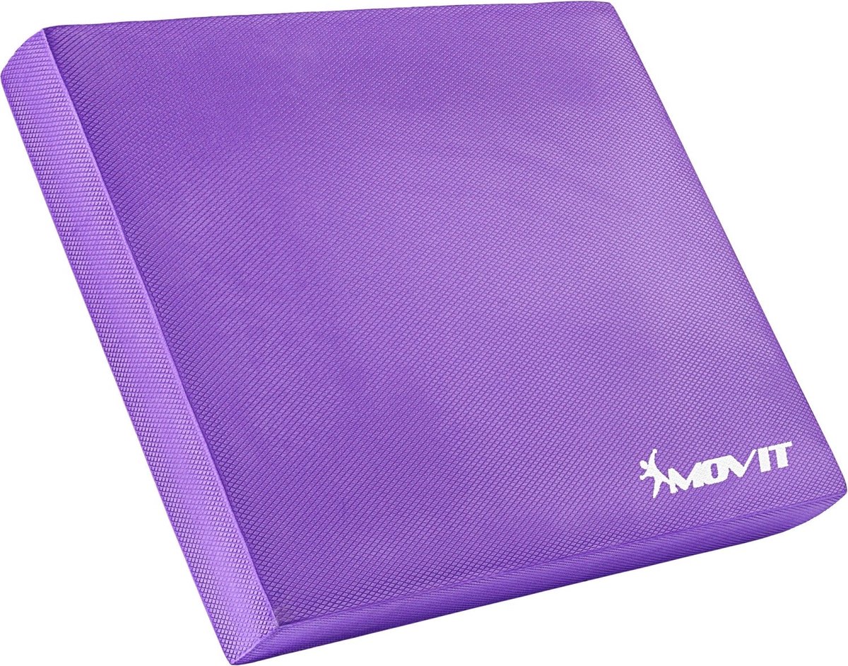 MOVIT® Balance Pad - Balanskussen - Yoga - Pilates - Meditatie - Paars