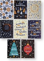 40 Cartes Luxe Noël et Nouvel An 8 x 5 cartes doubles avec enveloppes - Série Vintage