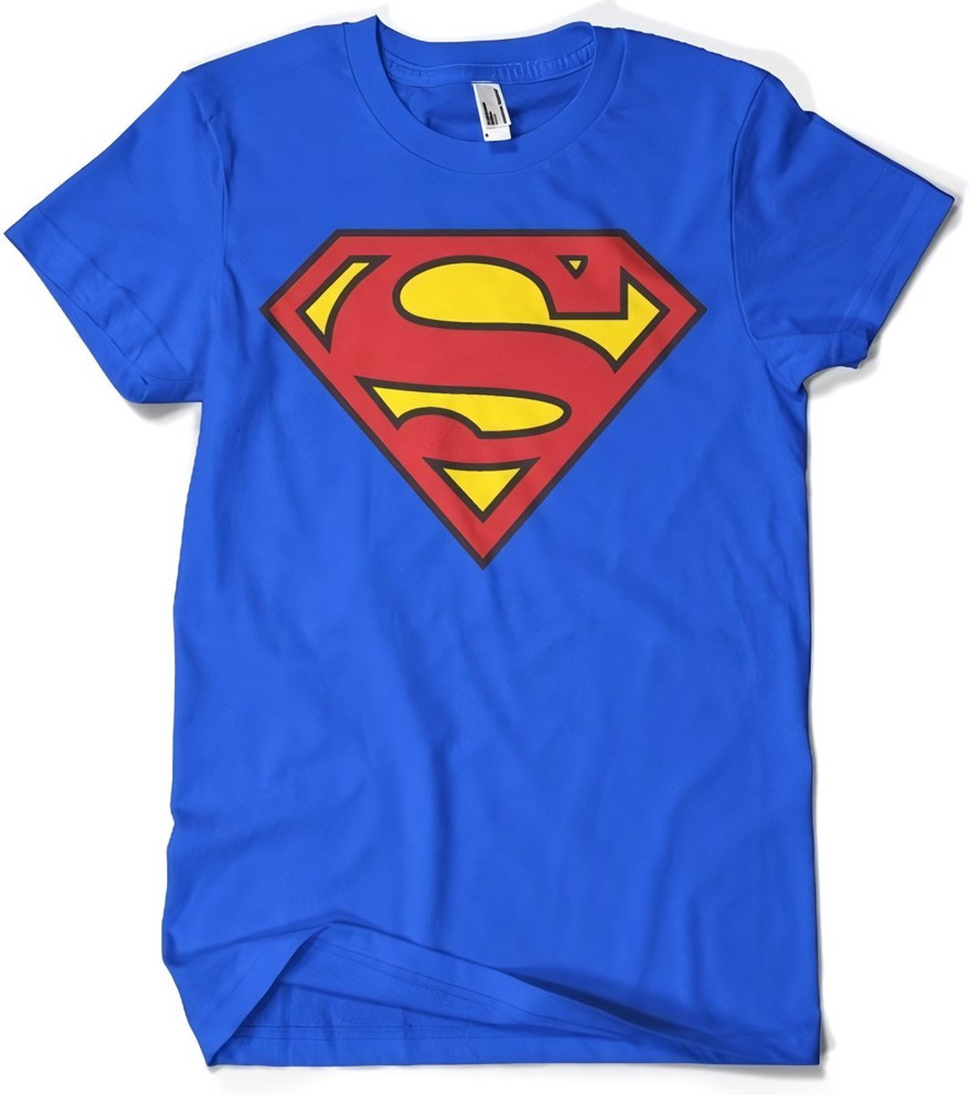 Superman Shield T-shirt blauw