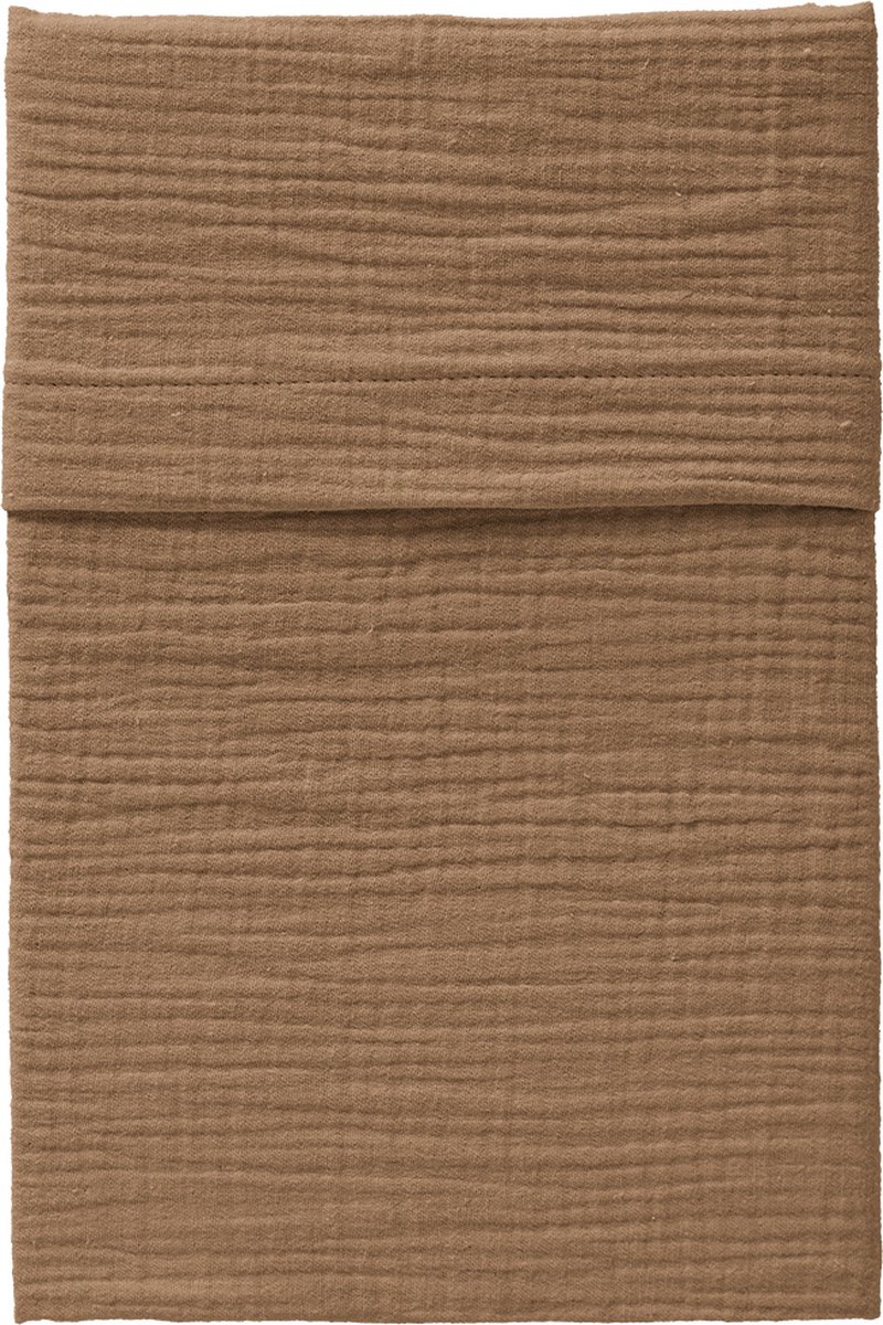 Cottonbaby wieglaken wieg-aan-bed - katoenen hydrofiel - 100x100 cm. - latte