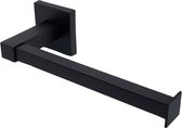 Sanics Porte-rouleau de papier toilette Zwart kit de montage - Porte-rouleau de WC en acier inoxydable
