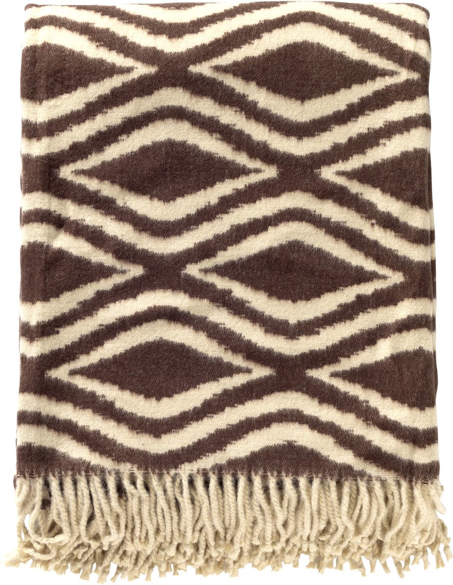 Hoii AMORELLA | plaid 150x200 cm | Chocolate Martini | bruin | Hoii Donkerbruin
