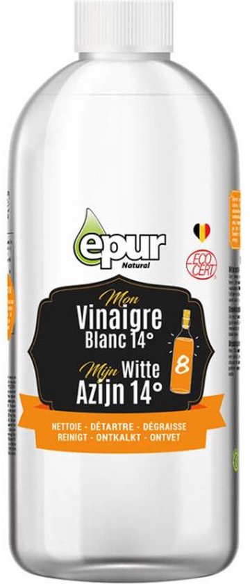 Epur Azijn 14° - ontkalkt en reinigt - 750 ml - Prijs per stuk