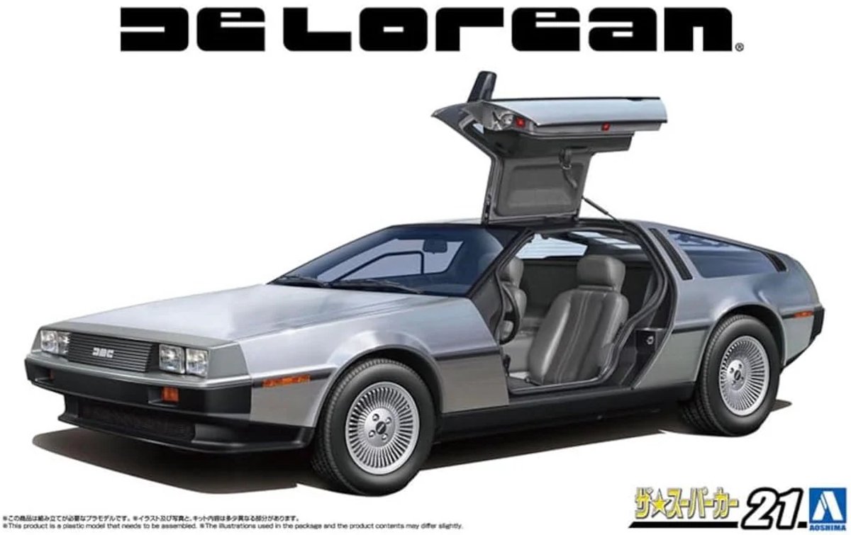 Modelbouwpakket Militaire voertuigen - 06435 The Super Car '82 DeLorean DMC-12 - Auto Plastic - 1:24 - Modelbouw