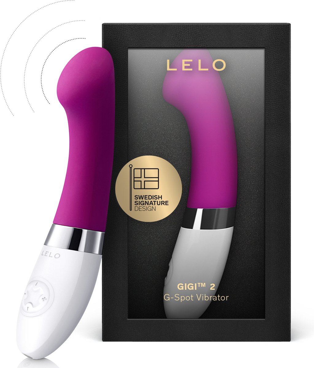 LELO GIGI 2 vibrator Dieproze Wereldberoemde Gebogen Persoonlijke Stimulator voor Adembenemende G-spotstimulatie