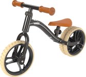 Bol.com Yvolution - Yvelo Junior Air Black - Super Stoere Zwarte 2-In-1 Loopfiets - Met Verstelbaar Zadel En Stuur - Gebruik Met... aanbieding