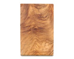 Rico & Plato Snijplank - Teak - Rechthoekig - 25 x 15 x 1,5 cm - Houten hakblok - Serveerplanken - Borrel - Tapas - Kaas - Hapjes