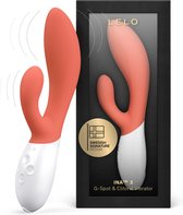 LELO INA 3 vibromasseur intime pour femme, doté de 10 modes de vibrations et d’une conception étanche, Vibromasseurs feminin, Coral Red