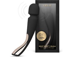 LELO SMART WAND 2 Medium – Massageapparaat – Waterdicht – Draadloos – Black