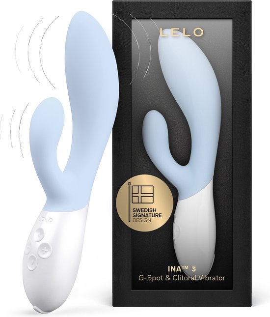 LELO INA 3 – Rabbitstimulator – Waterdicht – 10 Trilstanden – Seafoam