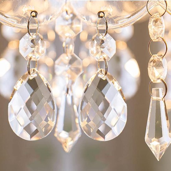 Capteur De Soleil Jardin Attrape-Soleil Cristal 4 Pièces - Forme Soleil, Étoile, Lune - Crée Des Arcs-en-Ciel - Intérieur/Extérieur Décoration Cristal Lumière