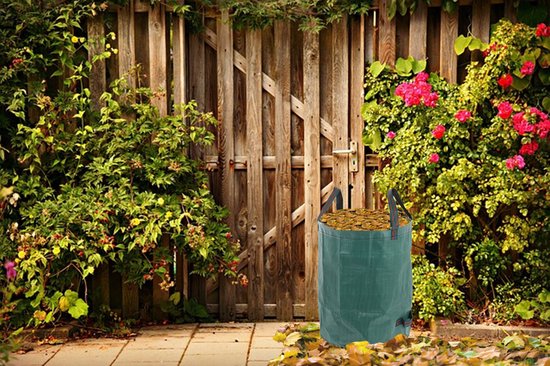 Progarden Tuinafvalzak - opvouwbaar - groot formaat - groen - 125 liter - bladeren opruimen van ProGarden — afbeelding 3