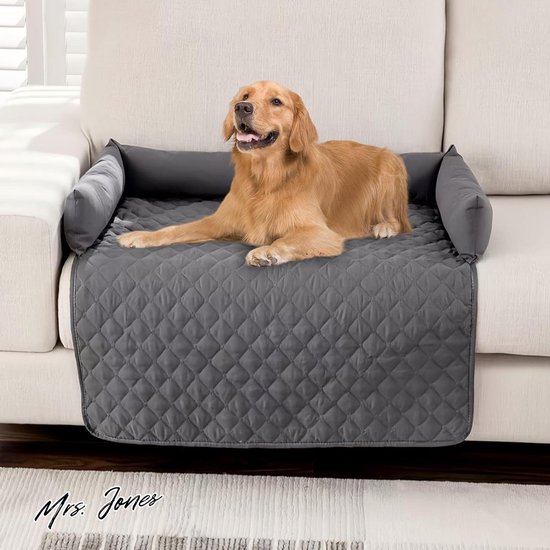 OKYUK Hondenbed Orthopedisch - Wasbaar Hondenkussen 90x90 Cm Koffie