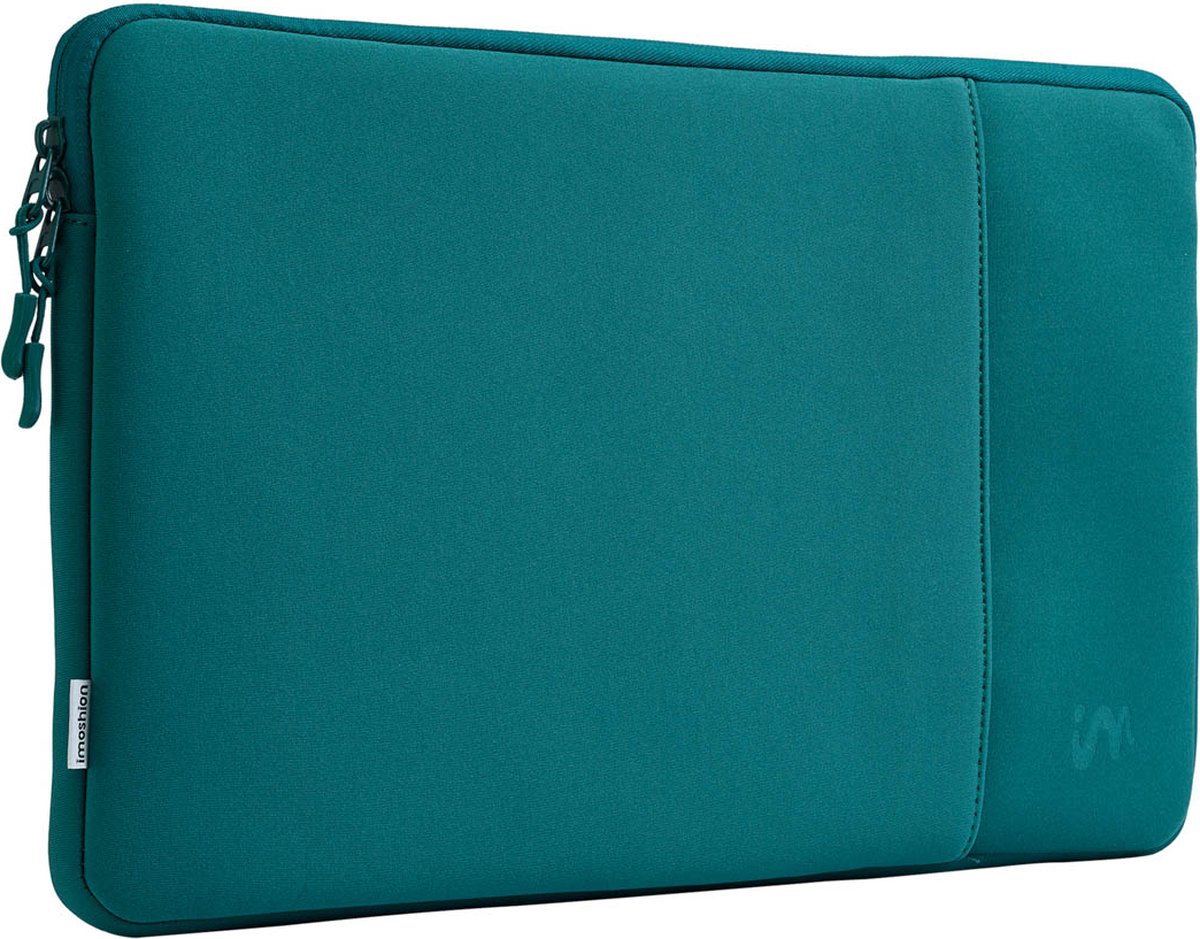 IMOSHION Laptop sleeve met vak Sleeve 13,6 inch Groen