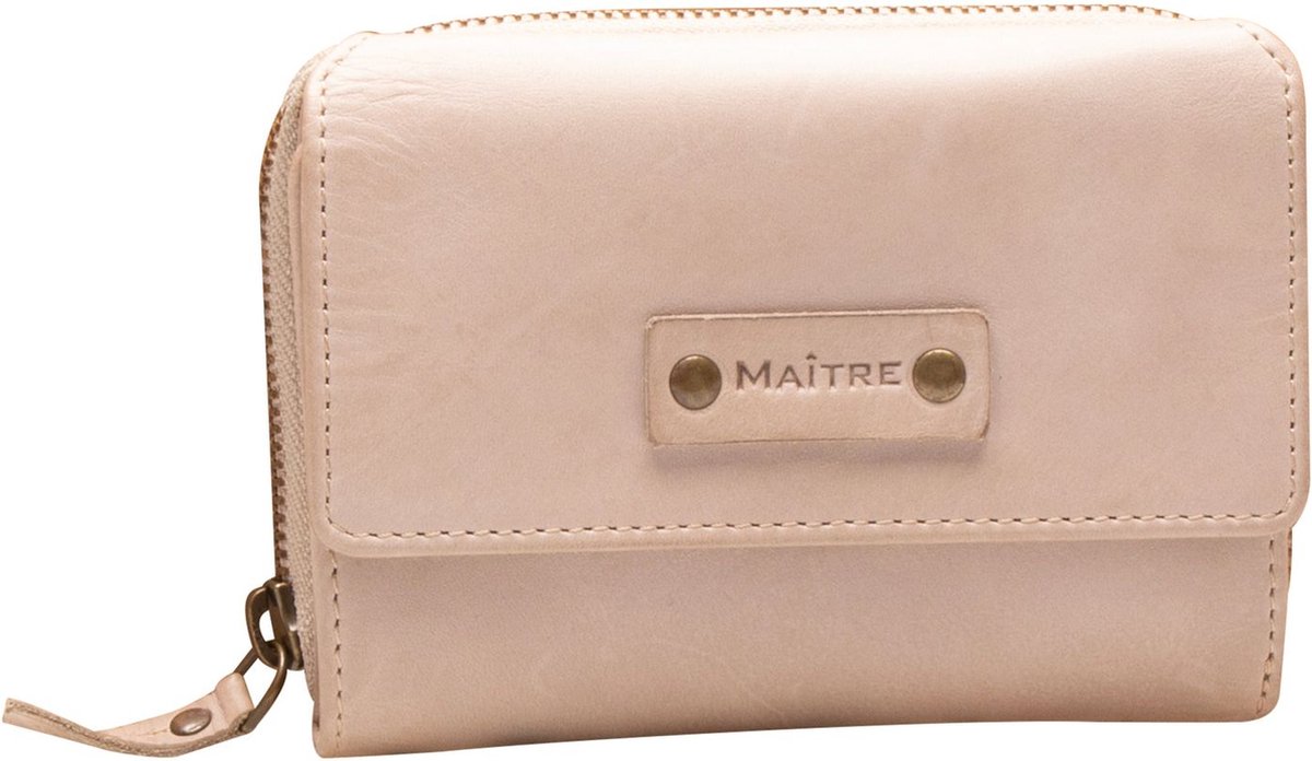 Maître Leren Portemonnee Steinbach Dagrete Purse Taupe Beige