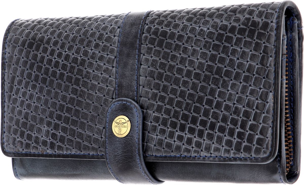 CHIEMSEE Portemonnee Antwerp Wallet with Flap Blue Blauw