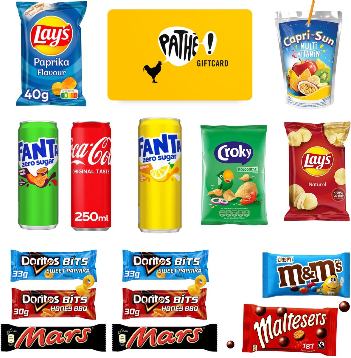 Qualy Pathé kerstpakket deluxe - cadeau pakket voor thuis - filmavond – foto 2