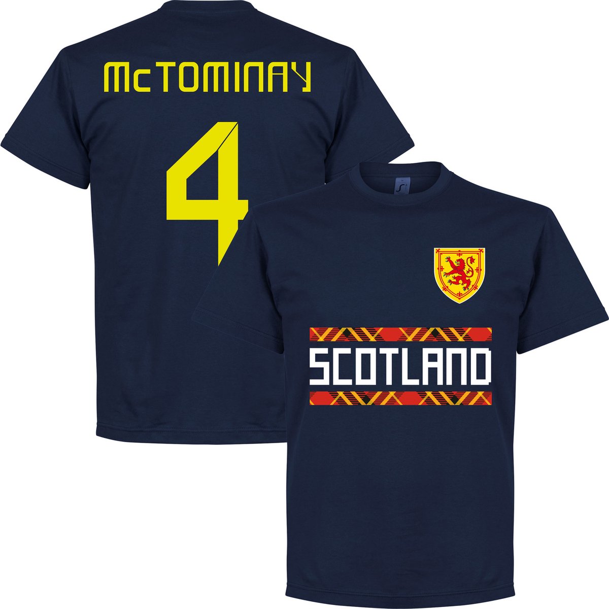 Schotland McTominay 4 Team T-Shirt - Navy - Kinderen - 104