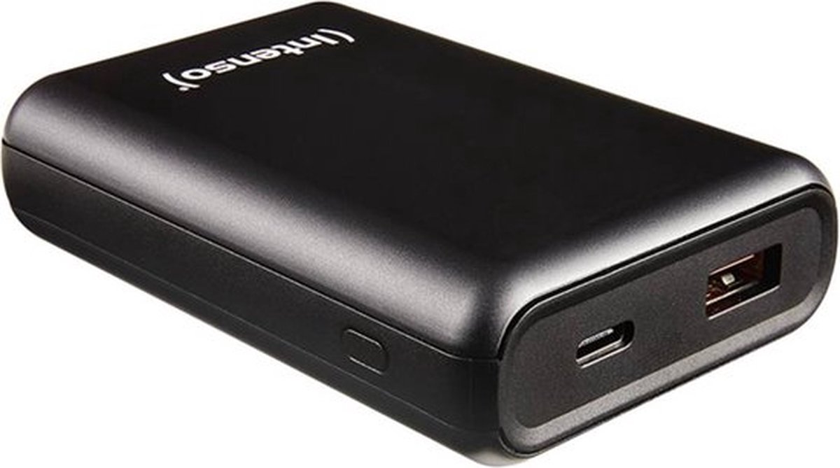 Intenso A10000 Powerbank 10000 mAh Li-ion USB-A, USB-C Zwart
